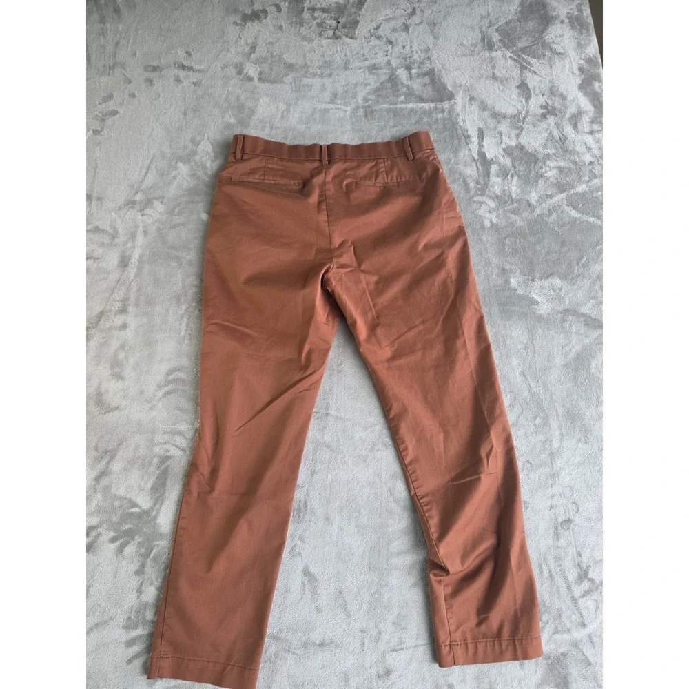 Banana Republic Mens Pants Size 33x30 Orange Slim Fit Traveler